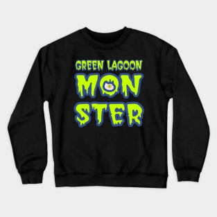 Green Lagoon Monster Crewneck Sweatshirt